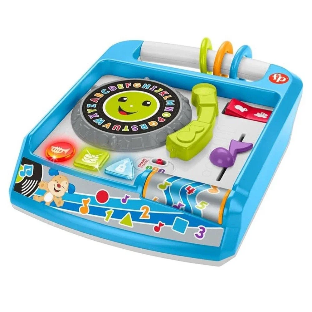 New Fisher-Price Laugh & Learn Remix Record Player, Musical Toy with Learning